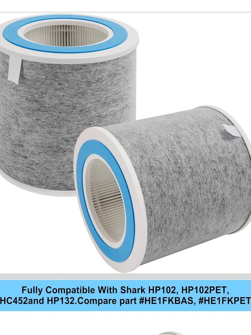 NIB HP102 Replacement Filter Compatible with Shark Air Purifier HP100…